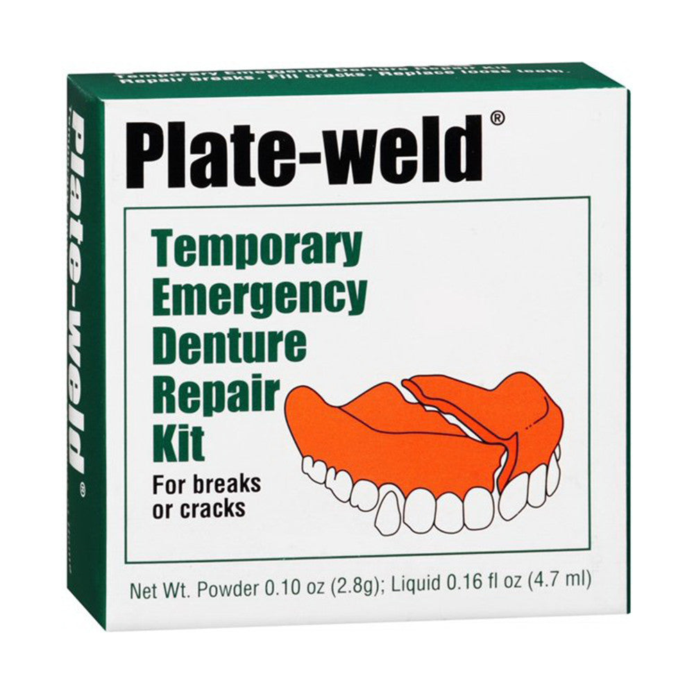 Plate Weld Temporary Emergency Denture Repair Kit, 1 Ea